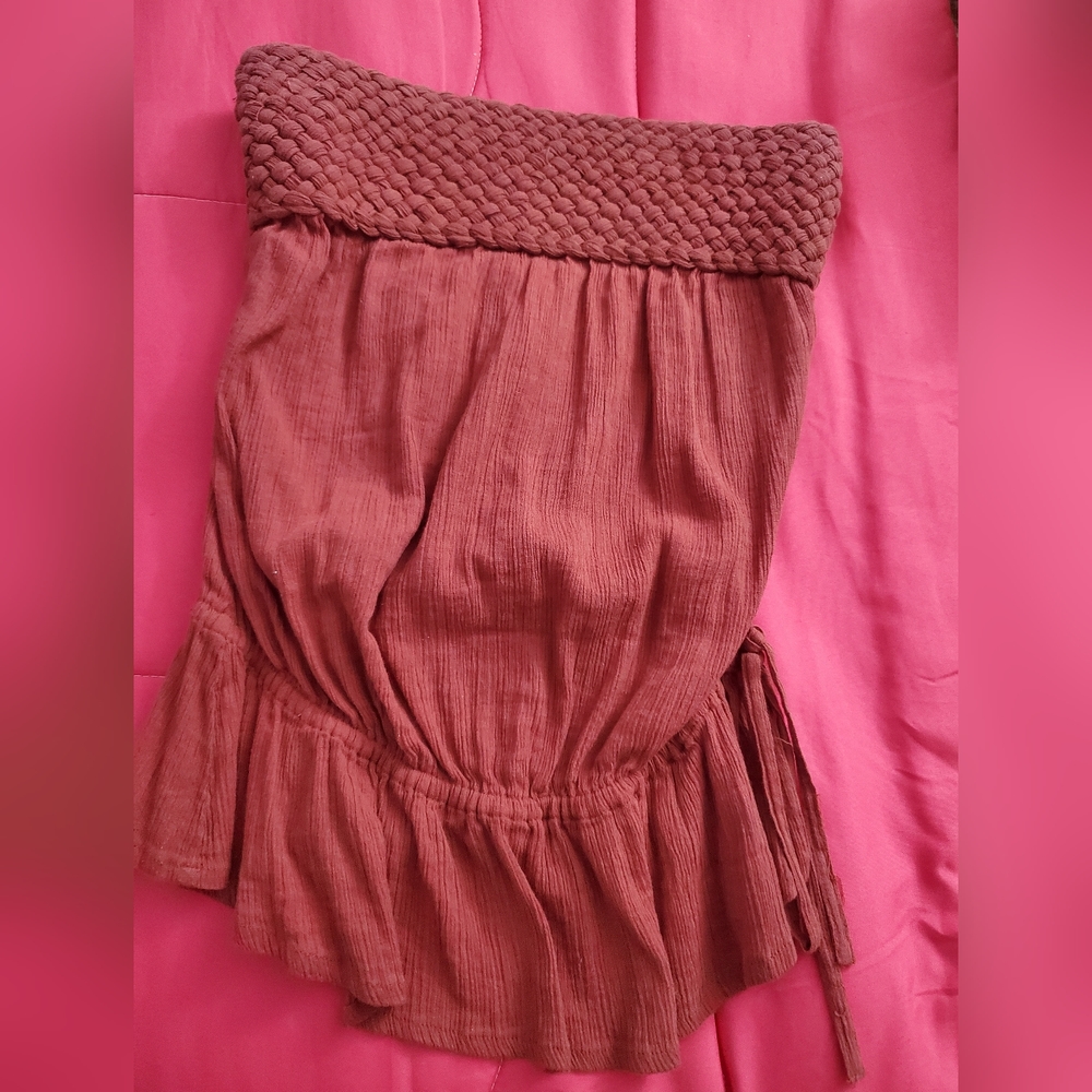 Charlotte Russe, Women's halter top in Rust